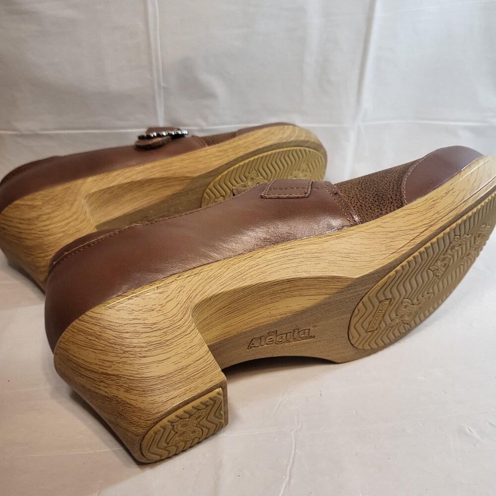Alegria Holli Leather Clog Size 38 EU Hazelnut - Picture 6 of 8